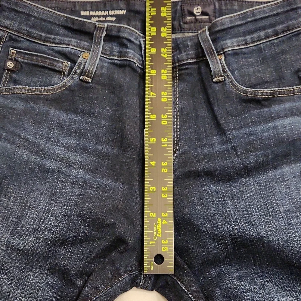 Adriano Goldschmied Jeans The Farrah High Rise Skinny Women's 27 blue denim‎